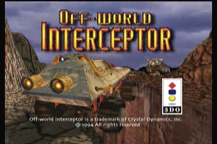 Off-World Interceptor screenshot 3 for 3DO